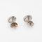 Boucles d'oreilles Tiffany & Co Elsa Peretti - Boucles d'oreilles puces Two Carat en platine 58 Facettes G13953