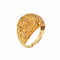 Bague 53 Bague dôme vintage en or jaune 18 carats, années 1970 58 Facettes G13994