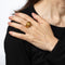 Bague 53 Bague dôme vintage en or jaune 18 carats, années 1970 58 Facettes G13994