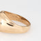 Bague 53 Bague chevalière vintage - Diamant taille ancienne en or jaune 14k 58 Facettes G14012