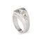 Bague 53 Bague flèche vintage en or blanc 14 carats et diamants 58 Facettes G14040