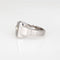 Bague 53 Bague flèche vintage en or blanc 14 carats et diamants 58 Facettes G14040
