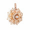 Pendentif Pendentif étoile victorien ancien en or rose 14 carats et diamant 58 Facettes G14080