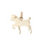 Pendentif Pendentif animal cheval victorien en or jaune 14 carats, perles 58 Facettes G14108