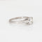 Bague 57 Bague Art déco vintage en platine 900 avec diamant 0,89 ct 58 Facettes G14181
