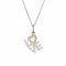 Collier Tiffany & Co Love - Collier avec pendentif diamants en or blanc et jaune 18 ct 58 Facettes G14198