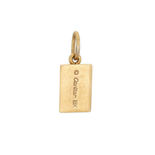 Pendentif Cartier - Pendentif lingot vintage 1/8 oz en or jaune 18 carats 58 Facettes G14204