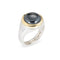 Bague Tiffany & Co - Bague bandeau en argent, or jaune 18k et hématite 58 Facettes G14213