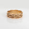 Bague Bague jonc bambou vintage des années 1970 en or jaune 14k 58 Facettes G14224