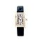 Montre Cartier Tank Américaine - Montre petit modèle en or jaune sur cuir 58 Facettes 35072