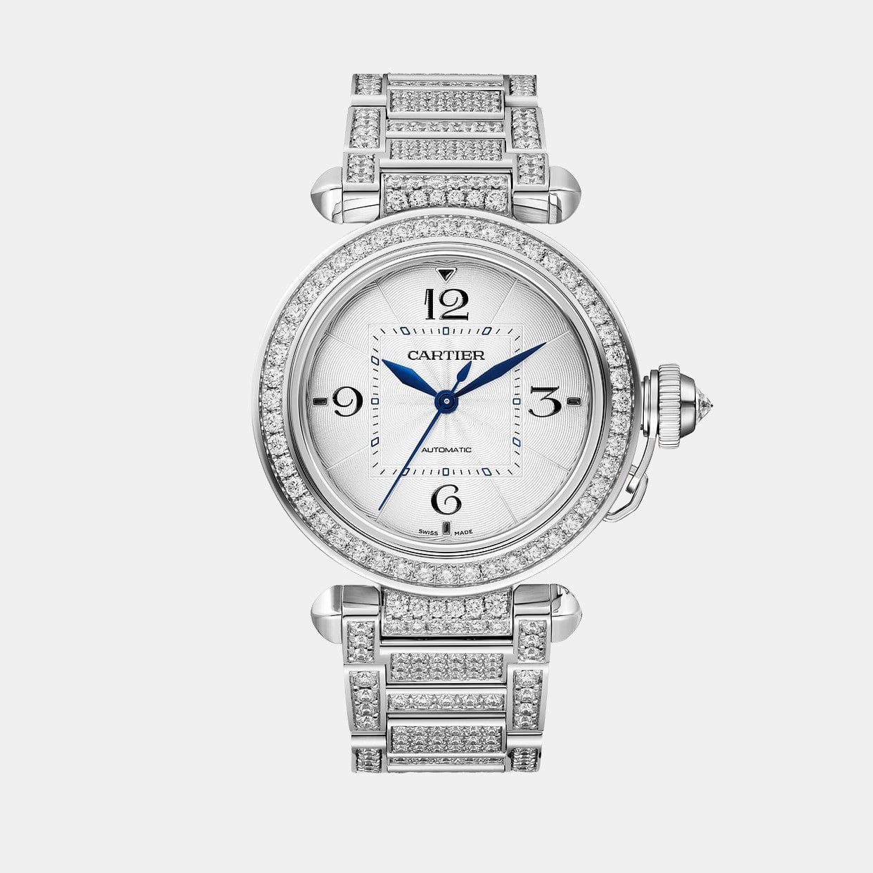 Montre Pasha Or blanc Diamant