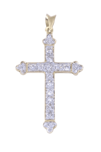 Collier Croix Diamants 58 Facettes 083621