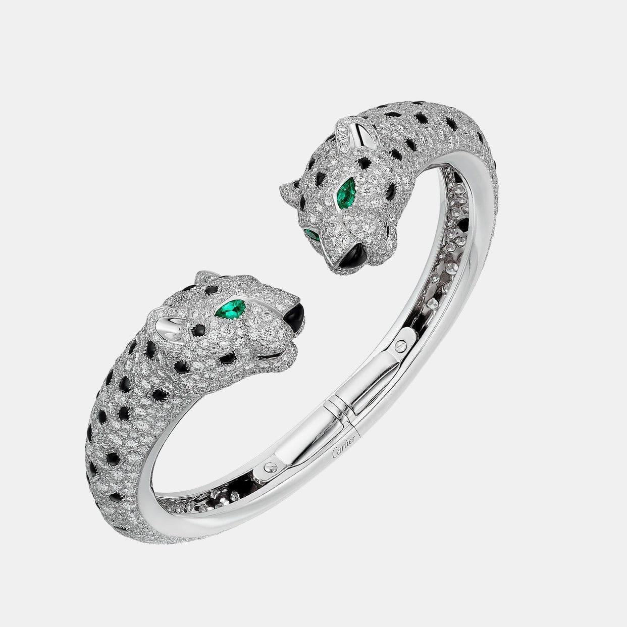 Bracelet Panthère Or blanc Diamant