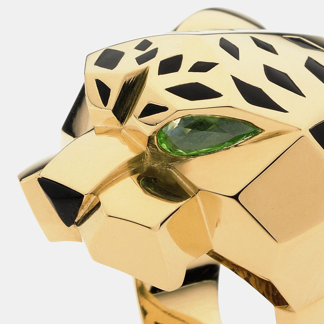 Bague Panthère Or jaune Mixte