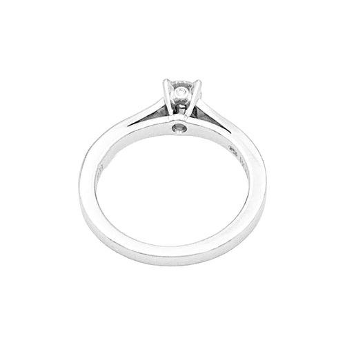Bague 50 Boucheron Beloved - Bague solitaire en platine avec diamant 0,30 ct 58 Facettes 34979