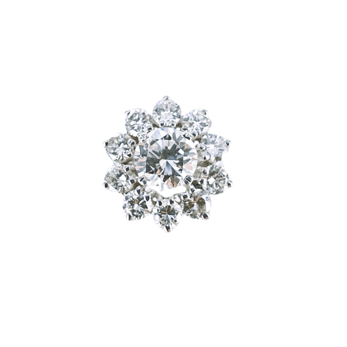 Bague 54 Bague Marguerite 1.10ct 58 Facettes