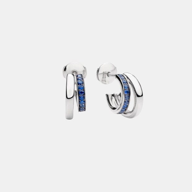 Boucles d'oreilles Pomellato Together Or blanc Saphir 0.5ct
