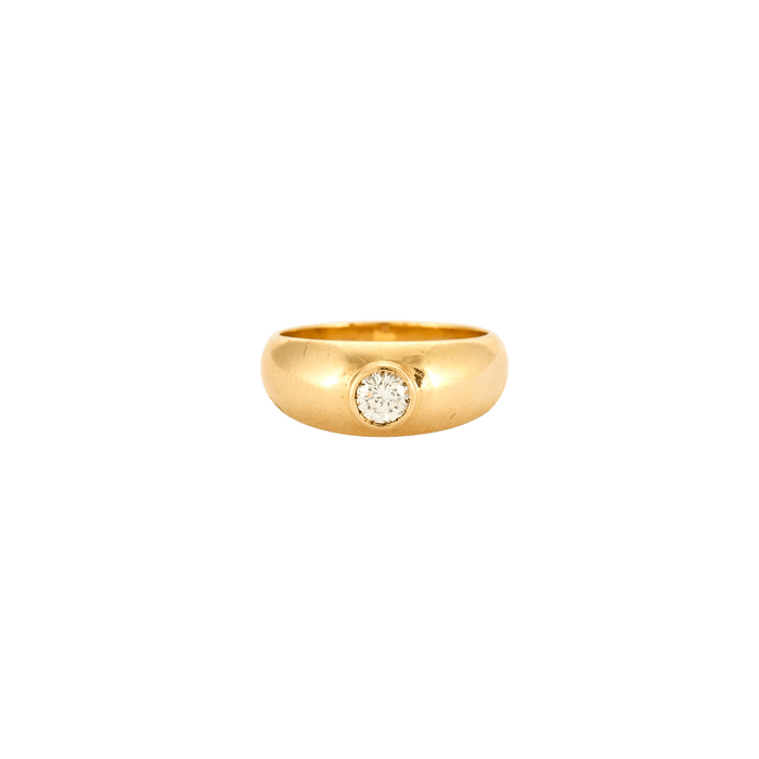 Onc geelgouden diamanten ring