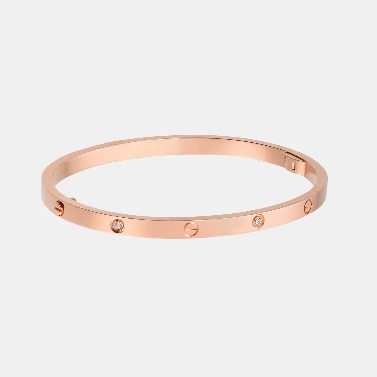 Bracelet LOVE Petit Modèle Or Rose 6 Diamants