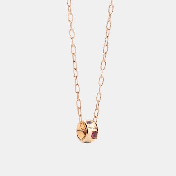 Collier Iconica Or rose Mixte 0.1ct