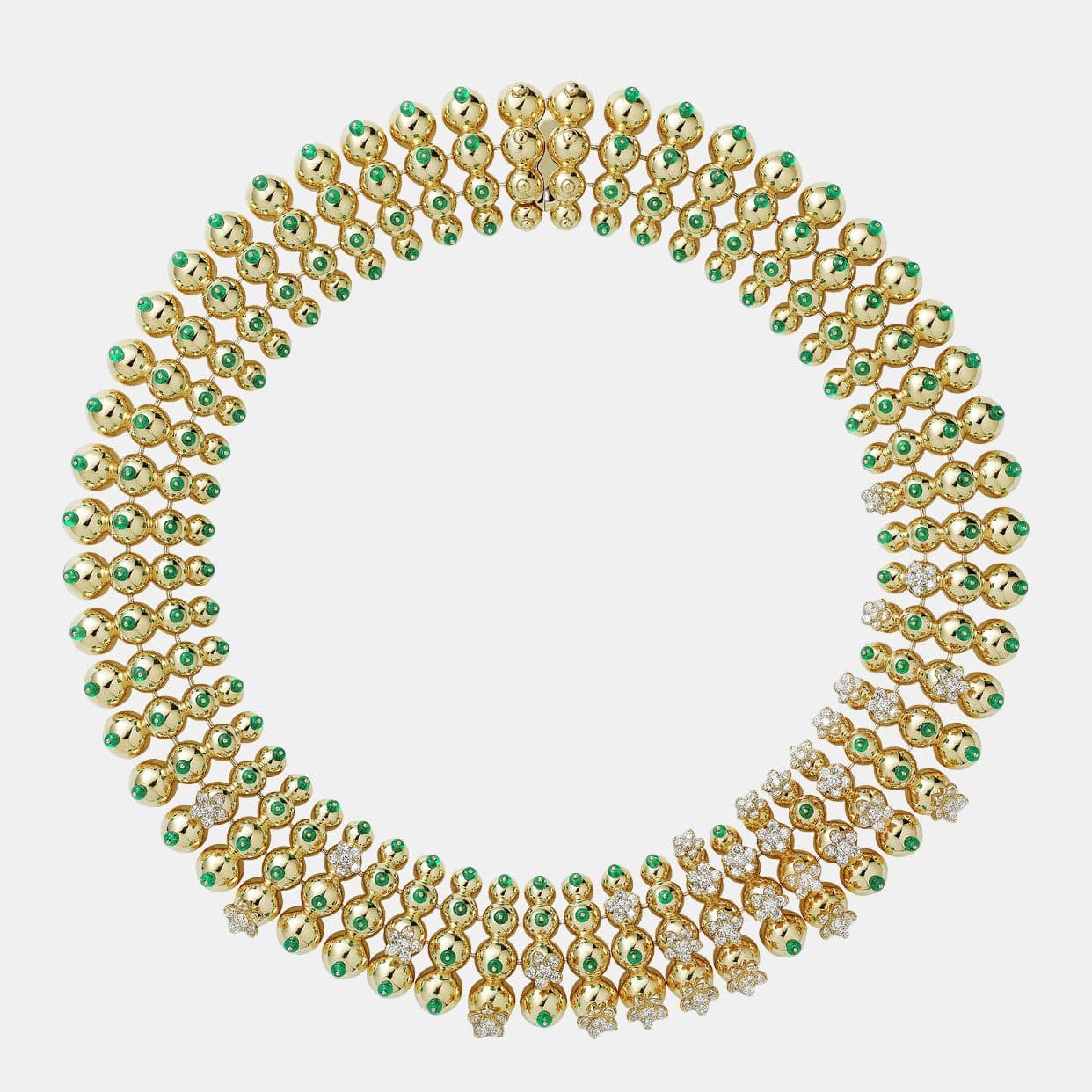 Collier Cactus de Cartier Or jaune Diamant