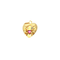 Collier Pendentif " il bat pour toi " - Rubis 58 Facettes