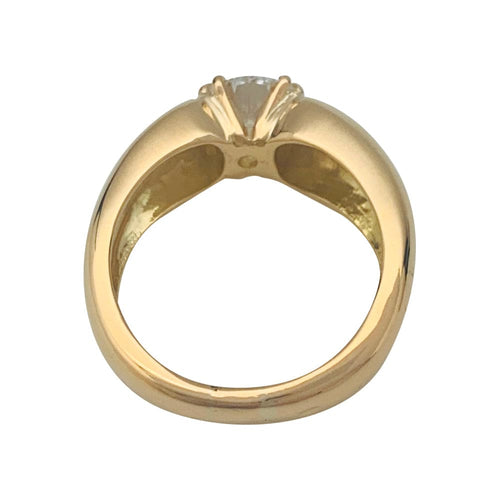 Bague 52 Bague jonc en or jaune 18 carats et diamant 58 Facettes 32198