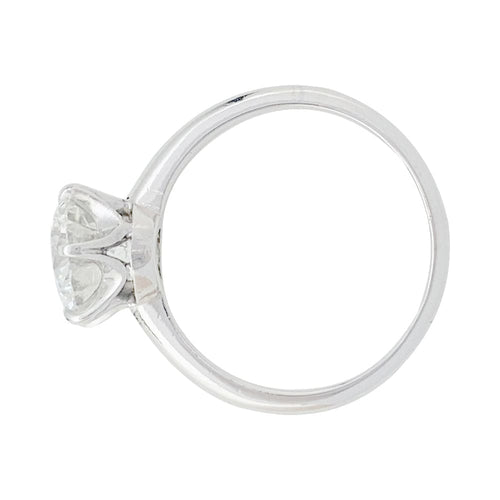 Bague 53 Solitaire - Bague en platine 950 avec diamant 2,23 ct 58 Facettes 31441