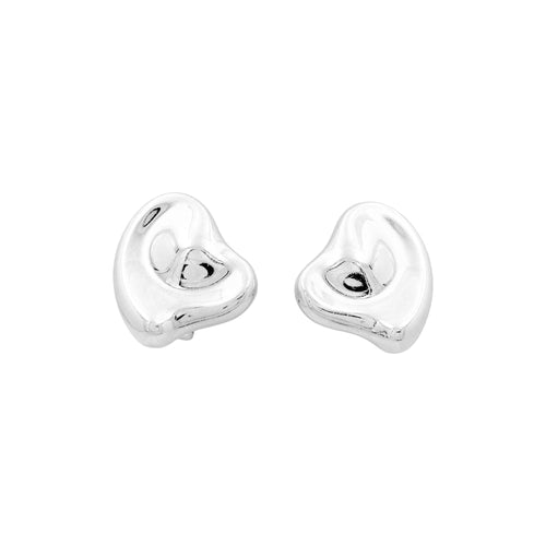 Boucles d'oreilles Tiffany & Co x Elsa Peretti - Boucles d’oreilles « Cœur Bean » en argent 925 58 Facettes 35091