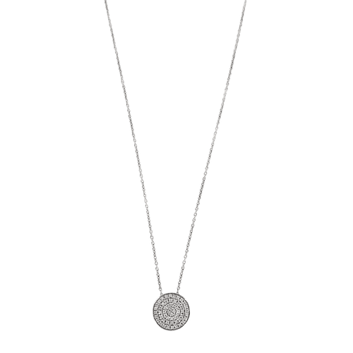 Pendentif VANESSA TUGENDHAFT - Collier et pendentif en or blanc et diamants 58 Facettes DV0791-3