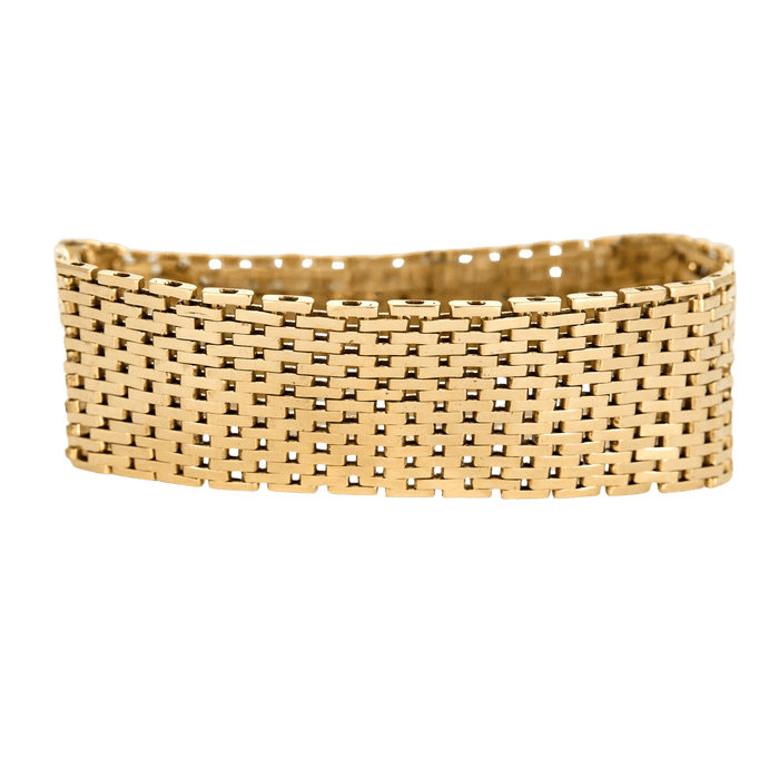 Bracelet Bracelet bandeau Or jaune 58 Facettes DV0129-5