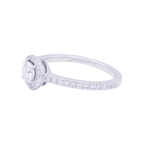 Bague 51 Messika Joy - Bague en or blanc sertie de diamants 58 Facettes 33620