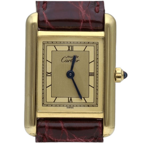 Montre Cartier Montre Tank Vermeil 58 Facettes MT39192