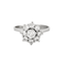 Bague Bague Fleur en or gris et diamants 58 Facettes DV0647-3