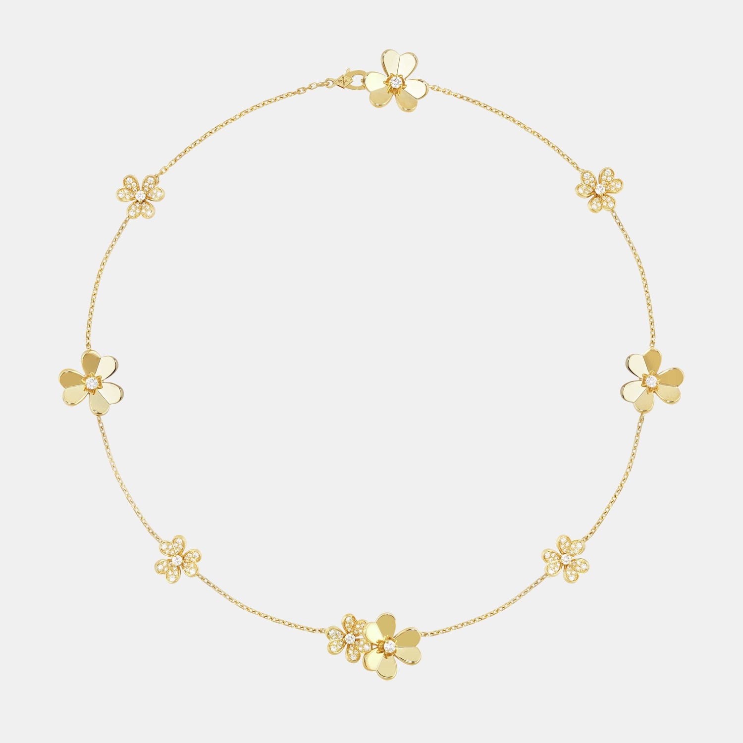 Collier Frivole Or jaune Diamant 1.4ct