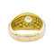 Bague 51 Bague jonc anglais en or jaune 750 sertie de diamants 58 Facettes 32736