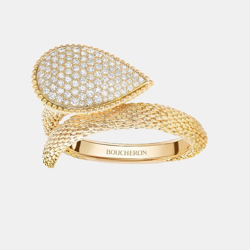 Bracelet Serpent Bohème Or jaune Diamant 7.67ct