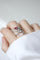 Bague 61 Bague volutes rubis birman et diamants en or blanc 18kt 58 Facettes GP3457
