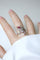 Bague 61 Bague volutes rubis birman et diamants en or blanc 18kt 58 Facettes GP3457
