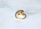 Ring 57 Ring Toi & Moi aus 18k Gelbgold, Platin, Rubine und Diamanten 58 Facettes