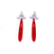 Boucles d'oreilles Boucles d’oreilles pendantes Art déco en or 18 carats, diamants et corail 58 Facettes