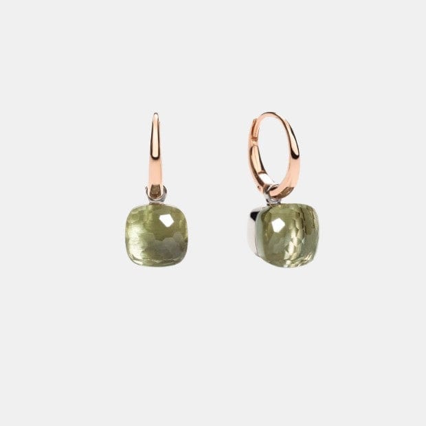 Boucles d'oreilles Nudo Or Prasiolite 9.7ct