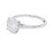 Bague 54 Bague solitaire en platine 950 et or 750 sertie d’un diamant 58 Facettes 32709