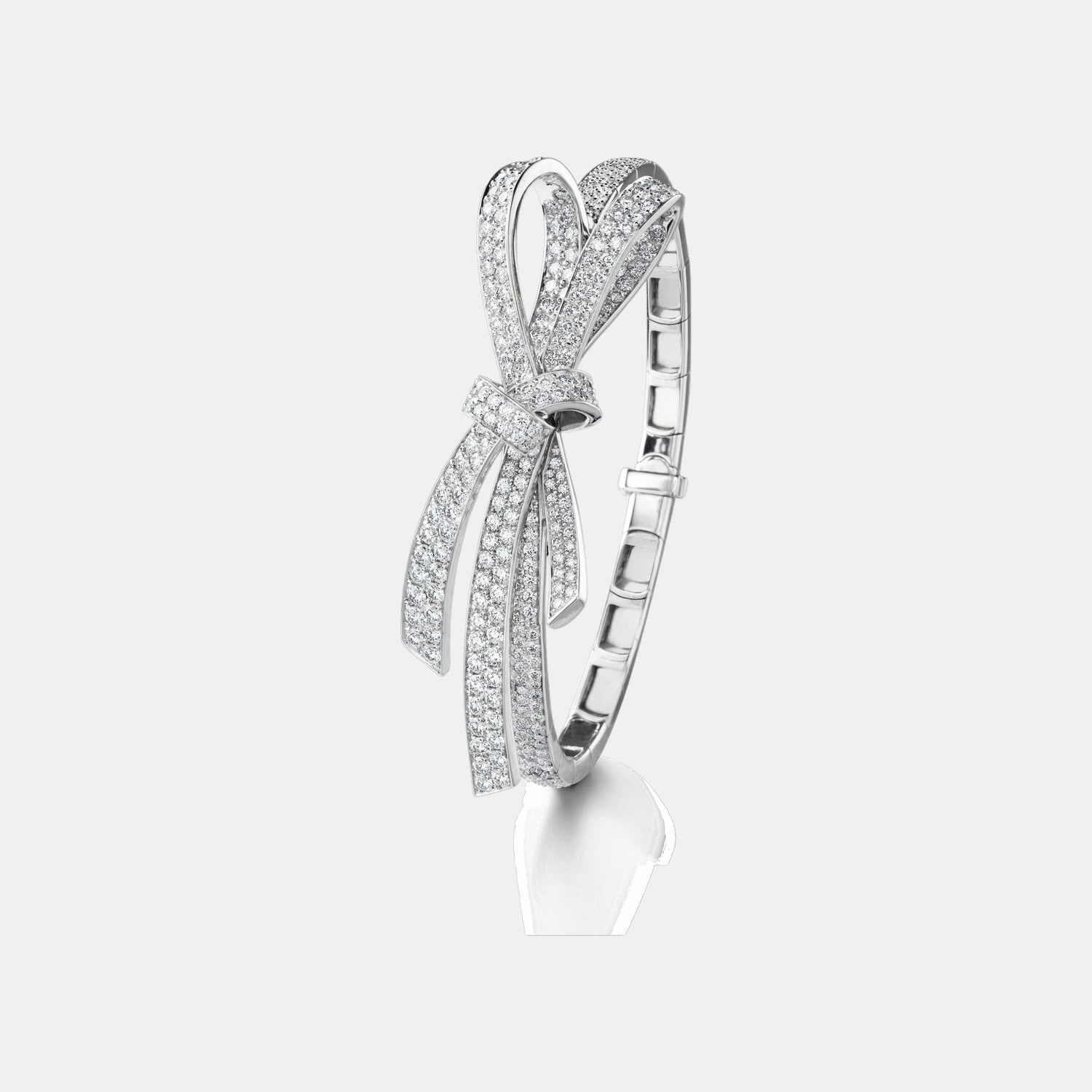Bracelet Ruban Or blanc Diamant