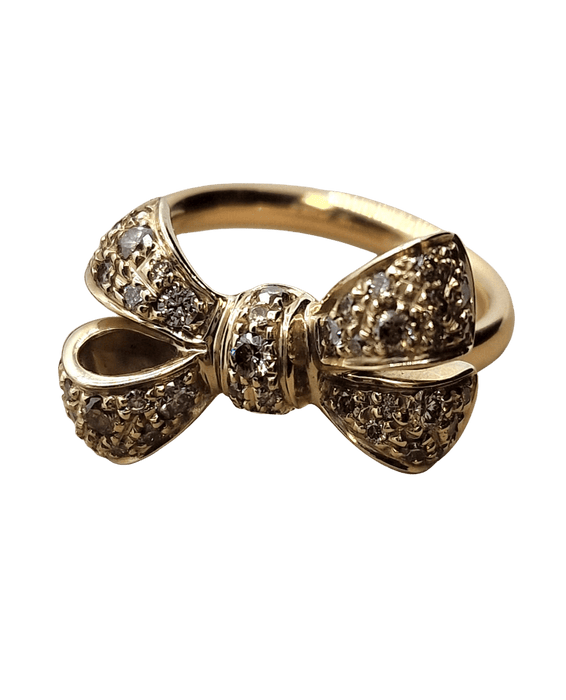 Bague POMELLATO - Bague Forever Bow or jaune diamants 58 Facettes