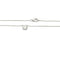 Collier Collier solitaire diamant taille brillant en or blanc 750 58 Facettes 31713