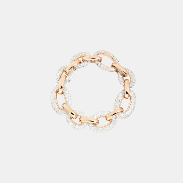 Bracelet Catene Or rose Diamant 4.8ct