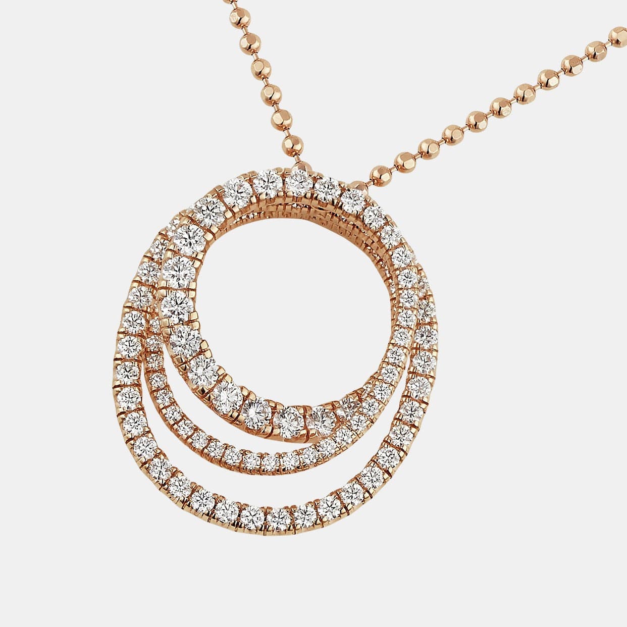 Collier Étincelle de Cartier Or rose Diamant