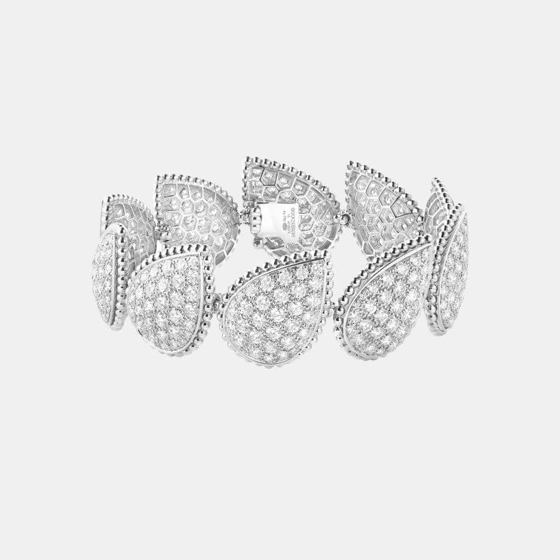 Bracelet Serpent Bohème Or blanc Diamant 12.61ct
