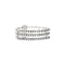 Bague 50 Messika Gatsby - Bague 3 rangs en or blanc et diamants 58 Facettes 35330
